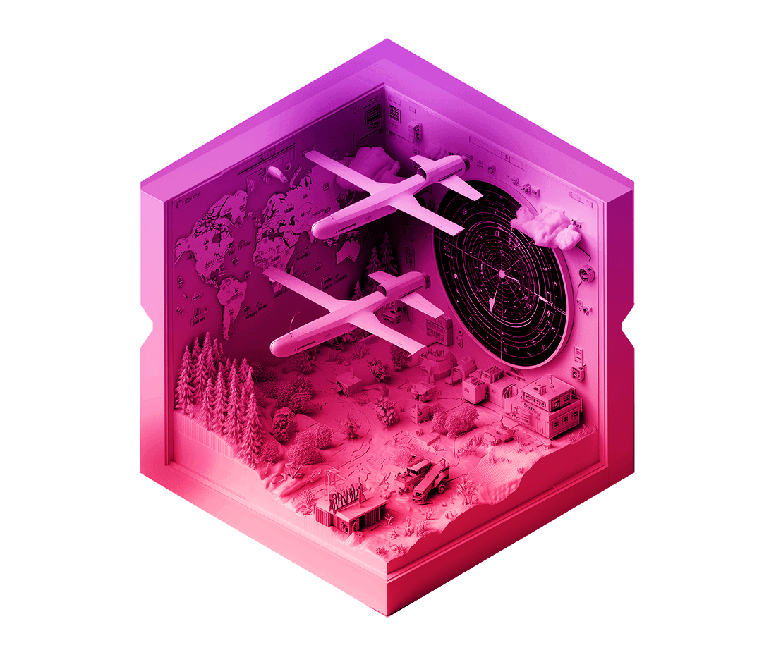 Defense industry visualization